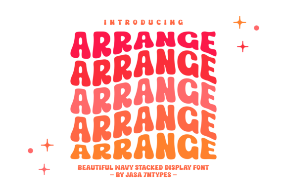 Arrange: A Whimsical Display Font for Editorial Charm