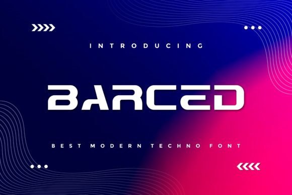 Barced: A Bold Display Font for Polished Small Business Branding