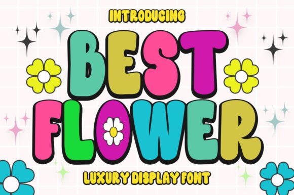 Best Flower Font Review: A Retro Display Typeface for Branding