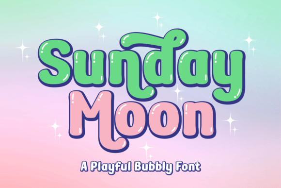 Elevate Your Branding with Sunday Moon: A Playful Display Font