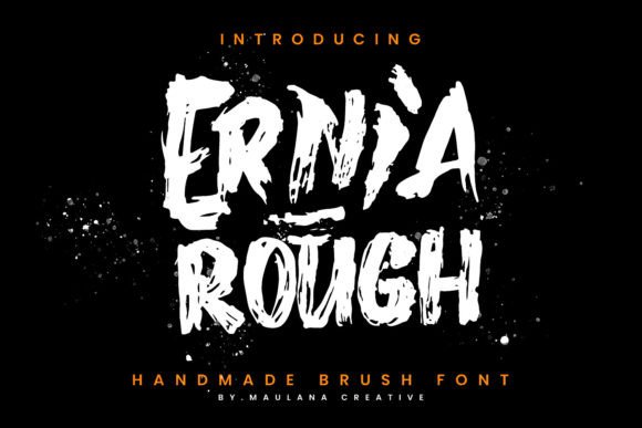 Ernia: A Handcrafted Display Typeface for Editorial Design
