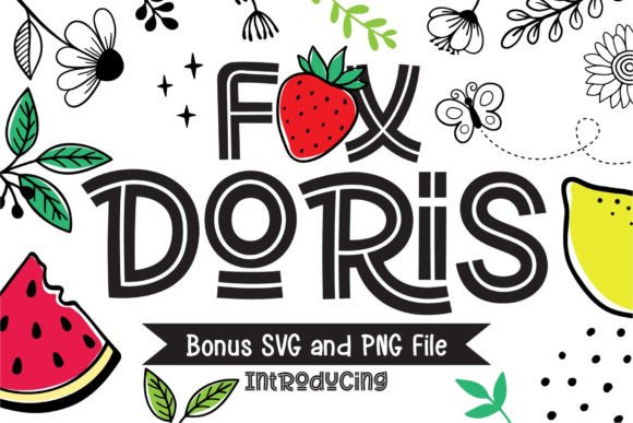 Fox Doris: A Playful Display Font for Editorial Design