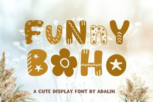 Funny Boho Font: A Playful Typeface for Creative Business Branding