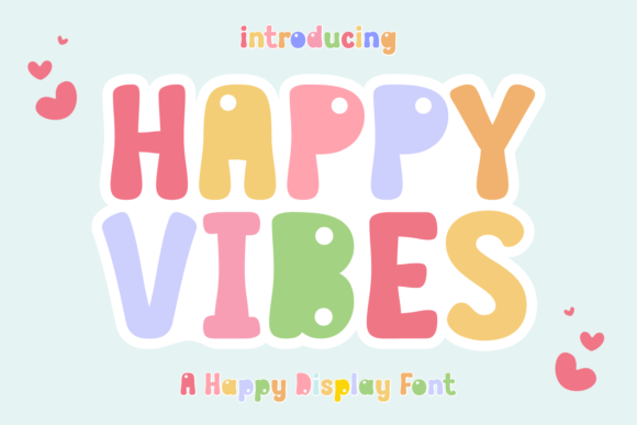 Happy Vibes Font: A Retro Display Typeface for Modern Branding
