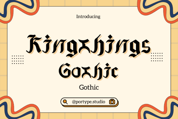 Kingthings Gothic for Web Designers: A Display Font with Digital Edge