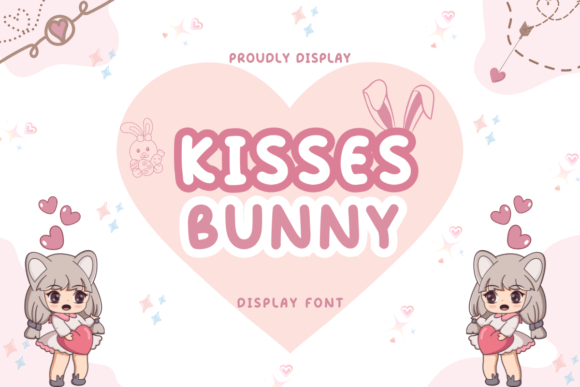 Kisses Bunny: A Playful Display Font for Editorial Charm