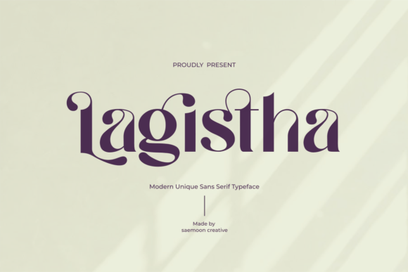 Lagistha: A Display Font That Elevates Web Design Headlines