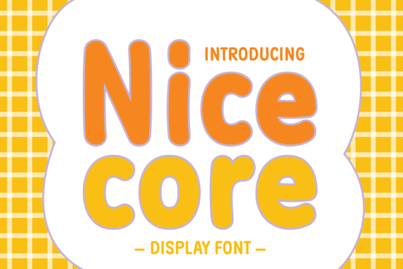 Nice Core Font: A Display Typeface for Campaign Design