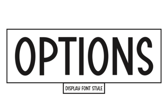 Options Font: A Festive Touch for Small Business Branding