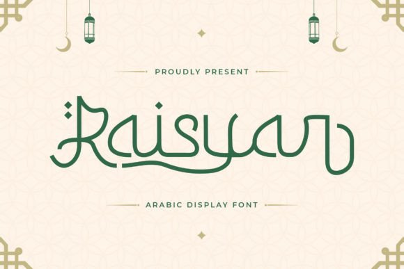 Raisyar: A Display Font for Elegant Editorial Design