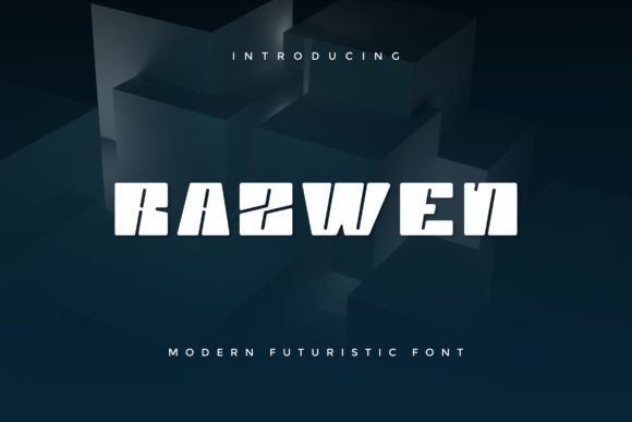 Razwen: A Bold Display Font for Crafters and Small Shops