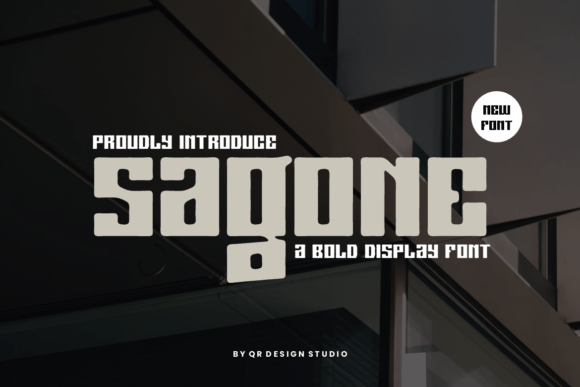 Sagone Brings Bold Display Typography to Modern Web Design
