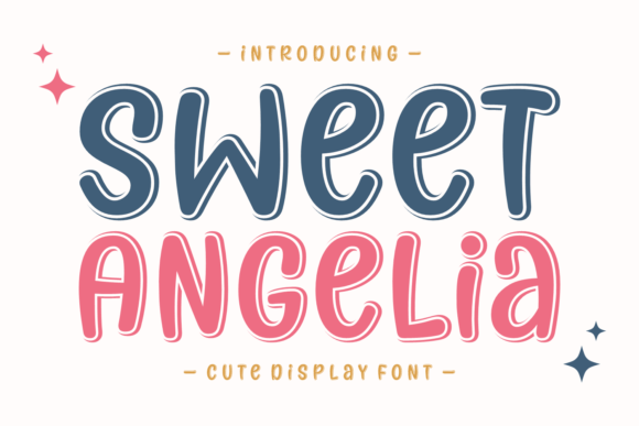 Sweet Angelia: A Display Font with Charm for Editorial Design
