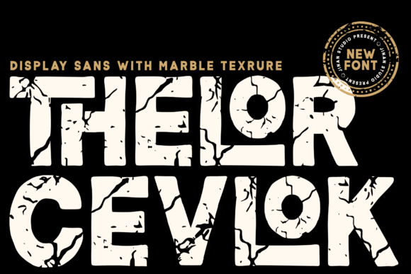 Thelor Cevlok: A Display Font for Bold Branding