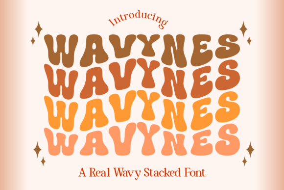 Wavynes: A Wavy Display Font That Adds Playful Character to Web Layouts